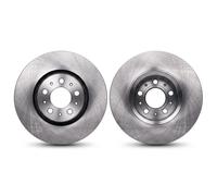 2x Disco de freno ventilado 6046392 KRAFT AUTOMOTIVE para VOLVO S80 I V70 II