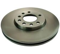 2x Disco de freno ventilado B130075 DENCKERMANN para OPEL SAAB