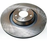 2x Disco de freno ventilado B130257 DENCKERMANN para AUDI A6 C6 A6 C6 Avant