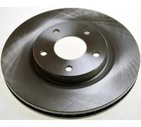 2x Disco de freno ventilado B130584 DENCKERMANN para NISSAN X-TRAIL II