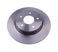 2x Disco de freno ventilado B130811 DENCKERMANN para NISSAN RENAULT