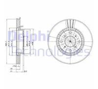 DELPHI BG2815 Disco de freno