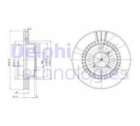 DELPHI BG3160 Disco de freno