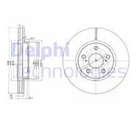 DELPHI BG3735 Disco de freno