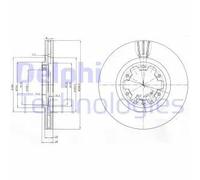 DELPHI Discos de freno para NISSAN: Pathfinder, NP300, King Cab & MAZDA: 3 (Ref: BG3972)