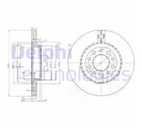 DELPHI BG3995 Disco de freno