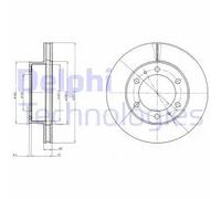 DELPHI BG4211C Disco de freno