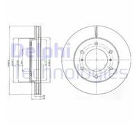 DELPHI BG4229 Disco de freno
