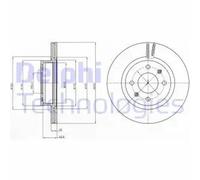 DELPHI BG4295 Disco de freno