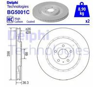 DELPHI BG5001C Disco de freno
