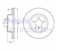 DELPHI BG9162C Disco de freno