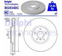 Disco de freno (por unidad) DELPHI BG9340C