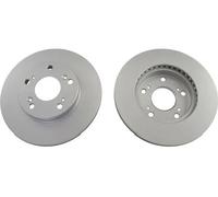 2x Disco de freno ventilado BR-2263-C KAVO PARTS para HONDA CIVIC VII Hatchback