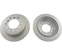 2x Disco Freno Ø312mm Trasero Ventilado para Toyota Land Cruiser 3.0 D-4D 4.0 V6