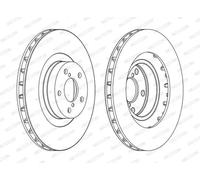 FERODO Discos de freno para SUBARU: Impreza, Legacy, Forester, XV, BRZ & TOYOTA: GR 86 (Ref: DDF1175C)