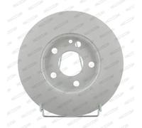 Discos de freno FERODO DDF1220C delantero, ventilado , 2 Pieza