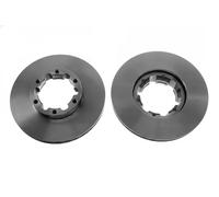 2x Disco de freno ventilado DF2625 TRW para NISSAN TRADE Caja/Chasis ECO-T
