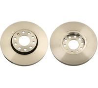 2x Disco de freno ventilado DF2652 TRW para AUDI VW SKODA SEAT