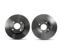 2x Disco de freno ventilado DF2682 TRW para FORD ESCORT V ESCORT V Descapotable