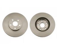 2x Disco de freno ventilado DF4160 TRW para TOYOTA CELICA Coupé