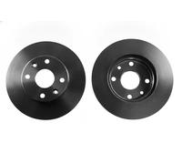 2x Disco de freno ventilado DF4438 TRW para KIA RIO I Sedán RIO I Hatchback
