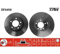 TRW Automotive AfterMarket DF4459 Disco de Freno