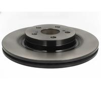 2x Disco de freno ventilado DF4641 TRW para TOYOTA YARIS