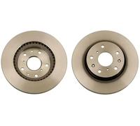 2x Disco de freno ventilado DF4741 TRW para SUZUKI FIAT