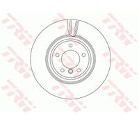 2x Disco de freno ventilado DF4775S TRW para BMW 3 3 Touring 3 Coupé X1