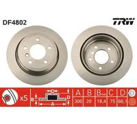 2x Disco de freno ventilado DF4802 TRW para BMW 3 Touring X1 3 1 3 Coupé