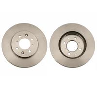 TRW Disco de freno DF4825 delantero ventilado 1 pieza