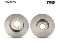 TRW Disco de freno DF4867S delantero ventilado altamente carbonizado 1 pieza