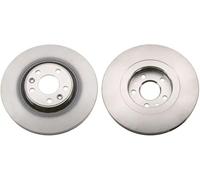 2x Disco de freno ventilado DF6208S TRW para RENAULT LAGUNA III LAGUNA Coupé