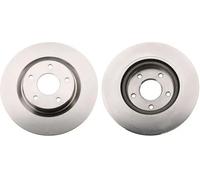 2x Disco de freno ventilado DF6533 TRW para NISSAN JUKE PULSAR Hatchback