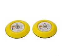 2x Disco Lijado 75mm, Rosca para m6, Máx 12000 RPM 2x Disco Lijado | Para Lijadoras DA, para máxima 12000 RPM, para ideal Profesionales, Caucho y Metal, 75mm Diámetro
