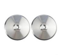 2x Disco Pulidor Aluminio para m14, 125mm para Amoladora 2x Disco | Para Amoladoras Angulares, Conexión para m14 Segura, para ideal para Profesionales, Aluminio Ligero, 125mm