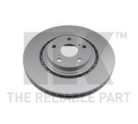 NK 2X Disco De Freno Ø328 Mm Ventilado Recubierto Para Toyota RAV 4 V _A5_ 2.5