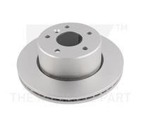 NK 2X Disco De Freno Ø297 Mm Ventilado Recubierto Para Land Rover Discovery II