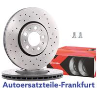 2x discos de freno BREMBO DELANTEROS AUDI A1 A3 + VW POLO 6R GOLF 4 BORA +...