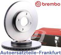 2x discos de freno BREMBO DELANTEROS FORD B-MAX FIESTA TOURNEO COURIER B460 T...