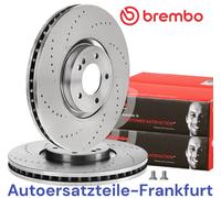 2x Discos de freno BREMBO DELANTEROS MERCEDES-BENZ CLASE G W463 AMG G 63 / 4x...