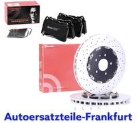 2x Discos de freno Brembo originales + Pastillas de freno ASTRA J GTC 2.0 (08...
