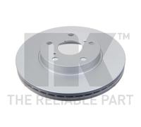 2x Discos de Freno Delanteros Ø277 MM Ventilado Recubierto para Toyota Auris E18