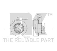 2x Discos de Freno Delanteros Ø282 MM Completo Recubierto para VW Transporter IV