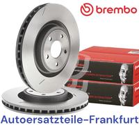 2x discos de freno delanteros BREMBO para ranura JEEP GRAND CHEROKEE IV WK, W...