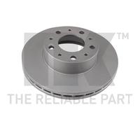 NK 2X DISCO DE FRENO Ø280 MM VENTILADO RECUBIERTO PARA Fiat Ducato Kasten