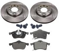 2x Discos de freno + Pastillas de freno delanteras Opel Astra G H Zafira Meri...