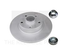 2x Discos de Freno Traseros Ø280 MM Completo Recubierto para Renault Trafic III