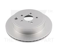 2x Discos de Freno Traseros Ø290 MM Ventilado Recubierto para Toyota Gt 86 Coupé