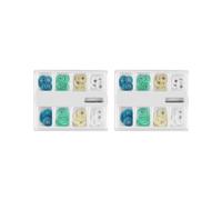 2X Discos de Pulido Dental Conjunto de Rayas de Mandril de Contorneado de Reducción Bruta Materiales Dentales Blanqueamiento de Dientes 80 Piezas /